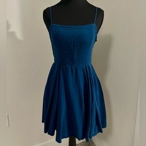 Silence + Noise Blue Dress
